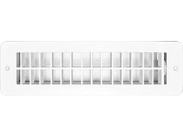 H851 – RV DESIGNER Heating/ Cooling Register, Rectangular 10 Inch x 2-1/4 Inch With Damper White Plastic